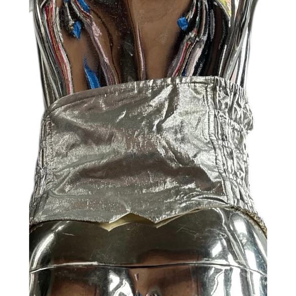 1990s Silver Corset - Picture 6 of 6